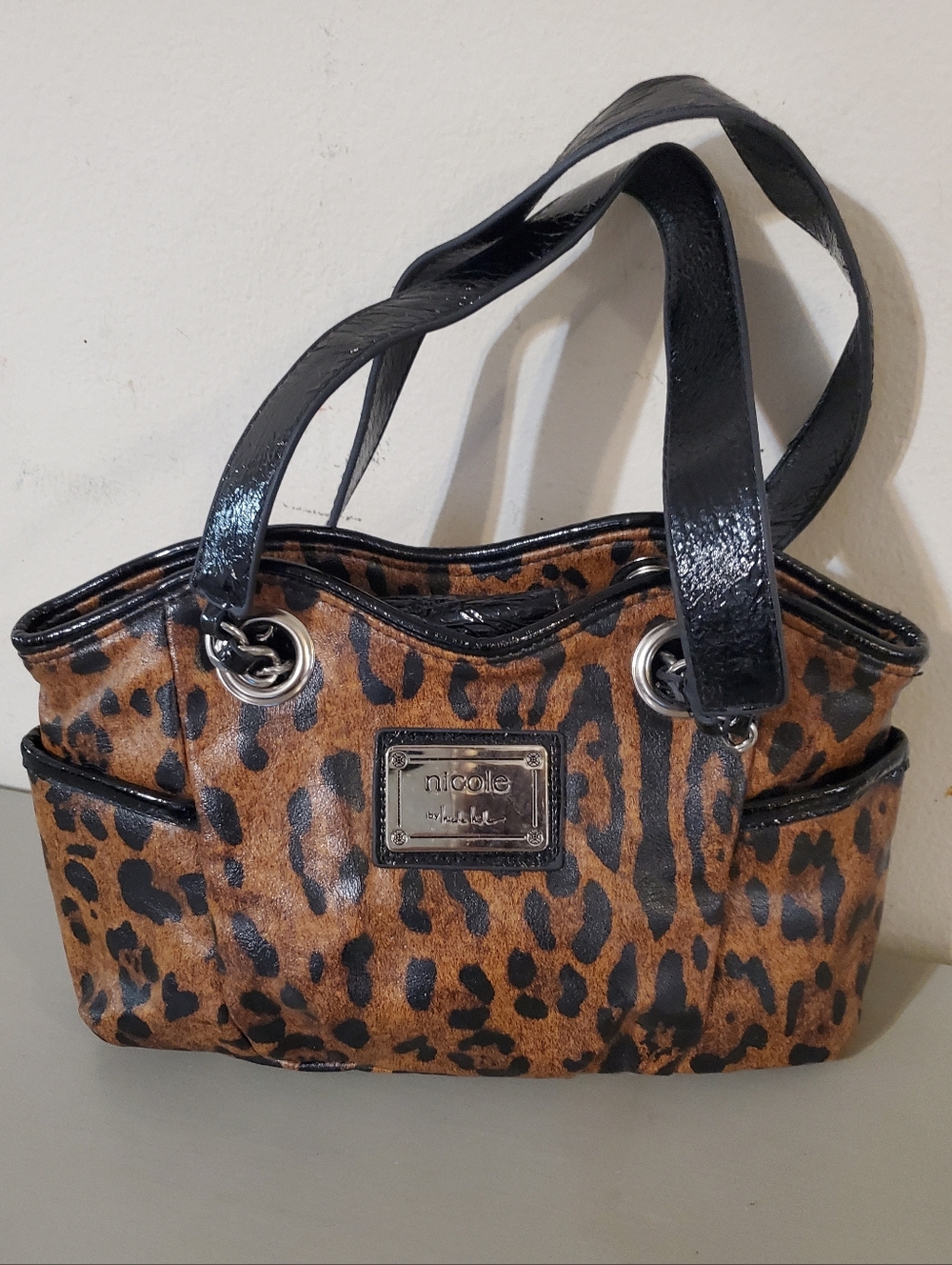 Y2k Leopard Print Shoulder Bag